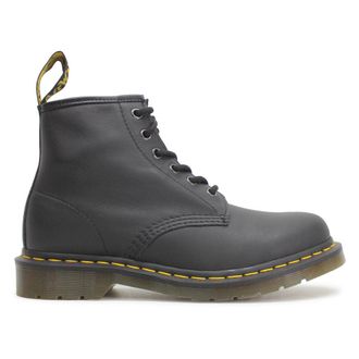 Dr. Martens 101 Nappa Leather Unisex Ankle Boots - Black - Size:UK 6