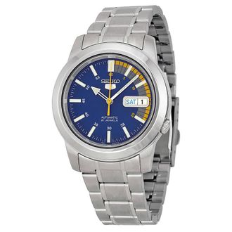 Seiko 5 Blue Automatic Blue Dial Mens Watch SNKK27