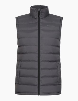 Mountain Warehouse Mens Mountain Warehouse Mens Seasons II Padded Gilet - Grey - Size: 44/Regular
