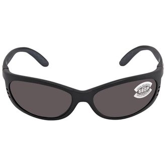 Costa FATHOM Gray Polarized Polycarbonate Mens Sunglasses FA 11 OGP 61