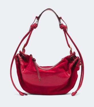 Isabel Marant Maia Medium suede and leather shoulder bag