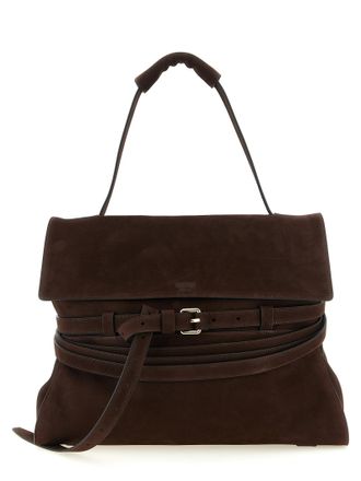 Moschino Womens Tie Me Shoulder Bag
