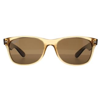 Ray-Ban Rectangle Honey Crystal Brown Polarized Sunglasses