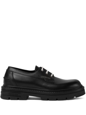 Versace Adriano lace-up Derby shoes - Black