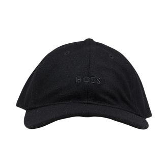 HUGO BOSS Gorra de Logo de Mezcla de Lana - Accessories - Hombre - Negro - ONE SIZE
