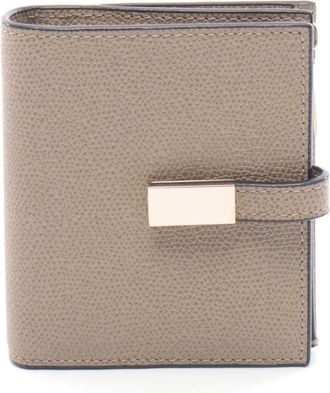 Valextra Iside Leather Bifold Wallet
