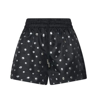 Silvian Heach Dames, Korte broeken, Zwart, Maat: 2XS Zijde