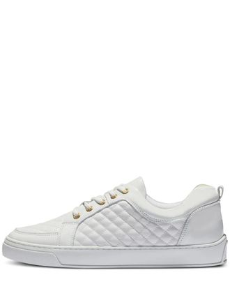 Leandro Lopes quilted leather sneakers - White