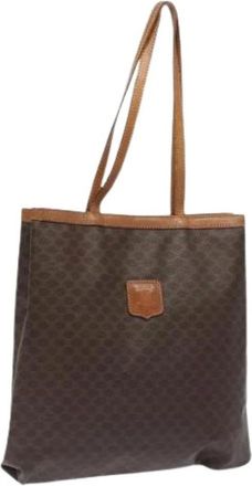Celine Pre-owned Tote Bags, female, Brown, Size: ONE SIZE Pre-owned Canvas Tote Bag