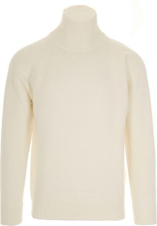 Paolo Pecora High Neck Sweater - Cream