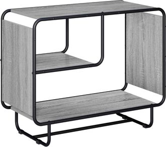 vidaXL Aparador Sonoma Gris 80 X 37,5 X 64,5 Cm Madera De Ingenier&iacute;a Vidaxl