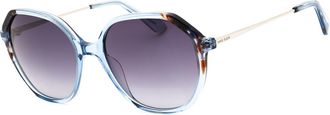 Anne Klein AK7075 400 Womens Sunglasses Blue Size 55