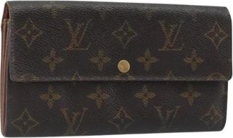 Louis Vuitton Pre-owned Canvas wallets - Dames - Vintage Accessoires - Bruin - ONE Size - Vintage
