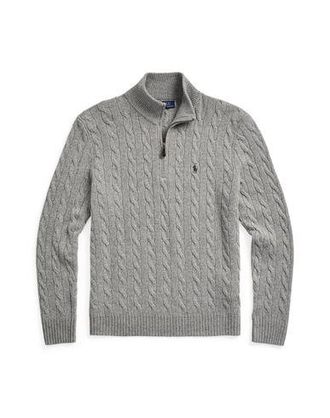 Ralph Lauren CABLE-KNIT WOOL-CASHMERE SWEATER