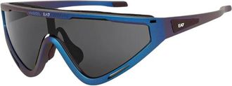 Emporio Armani Q74001 Zonnebril - Heren - Zonnebrillen - Blauw - ONE Size - Nylon - Accessoires