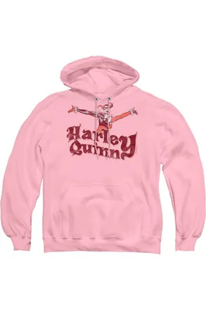 Gildan DC Comics Harley Hop Vintage Adult Pull Over Hoodie / Hooded Sweatshirt