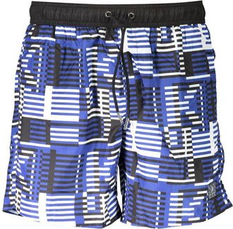 Karl Lagerfeld Blu Polyester Heren Zwem Boxer