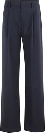 Dondup Pantaloni Lia con pieghe - Blu