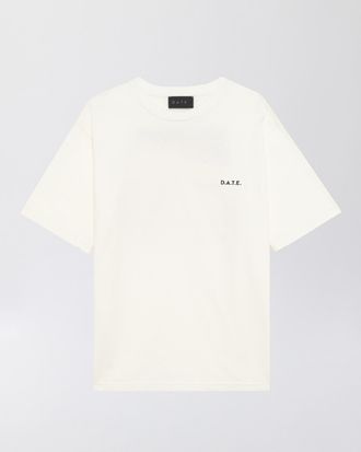 D.A.T.E. t-shirt basic ivory