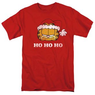 Trevco Garfield Ho Ho Ho Unisex T Shirt, Red, XXX-Large