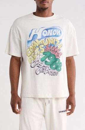 Honor The Gift Comm Arts Creative Graphic T-Shirt in Bone at Nordstrom Rack, Size Xx-Large