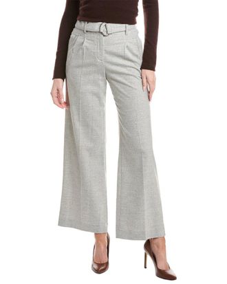 PESERICO Pleated Belted Pant