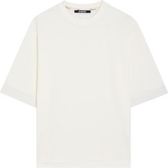 Jacquemus Le Tshirt Ventadou Woven T-shirt - White - S (UK8-10 / S)