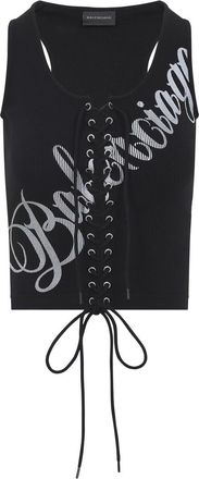 Balenciaga Lace Up Top