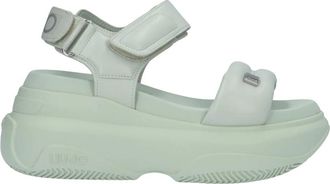 Liu Jo Pistachegroene Sleehak Sandalen - Dames - Sleehakken - Groen - 41 EU - Schoenen