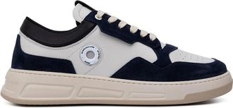 Off the Pitch Ademende Sneakers Blauw/Beige Heren - Heren - Sneakers - Blauw - 44 EU - Schoenen
