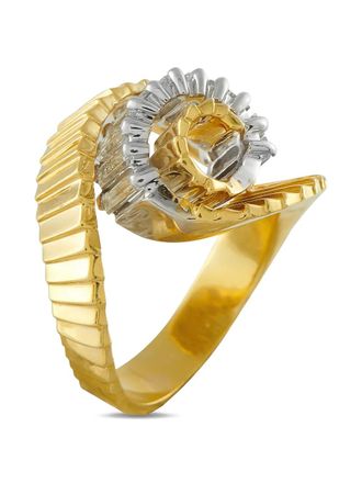 Jose Hess 18kt geelgouden ring met diamant