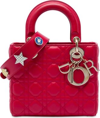 Dior Pre-owned Dior Small Lambskin Cannage MyABCDior Lady Satchel Ladies 4YJ284DCO3SR23RJ