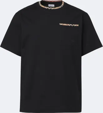 Burberry Burberry Check cotton jersey T-shirt