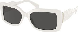 Michael Kors MK2165 CORFU 310087 Womens Sunglasses White Size 56