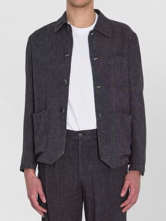 Barena visal simodo linen viscose overshirt jacket