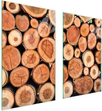 OEM Placa Protectora De Vidrio Para Estufa 75x52 Le&ntilde;a