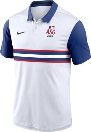 Nike 2026 All-Star Game Authentic Collection Vapor Nike Mens Dri-FIT MLB Polo in White | 00HT08X2ASG-S5A