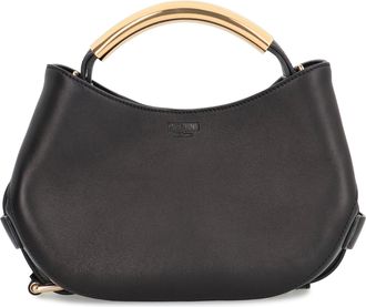 Moschino Womens Leather Handbag Black Handbags Hand Bags