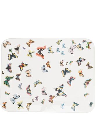 Fornasetti Vassoio con stampa - Bianco