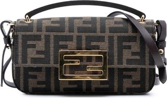 Fendi Pre-owned Fendi Zucca Canvas FF 1974 Phone Baguette 7AS142-AP9L-238-0501