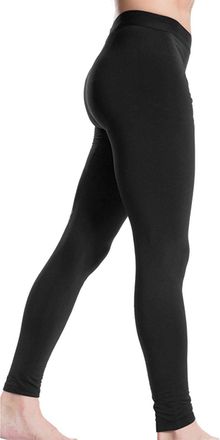 Generic Ladies Womens Thick Fleece Winter Thermal Leggings Stretchy Soft Elasticated Waist Skinny Yoga Fitness Gym Jogging Trousers[Black,S/M]