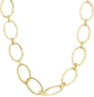 Armenta Textured Link Necklace in Gold at Nordstrom