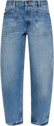 Sams&oslash;e & Sams&oslash;e Saveyra Jeans - Dames - Loose Fit Jeans - Blauw - W27 L32 - Katoen - Jeans