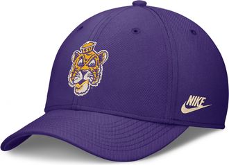 Nike LSU Legacy Rise Vintage Nike Mens Dri-FIT College Hat in Purple | NC0351LLOV-SUH