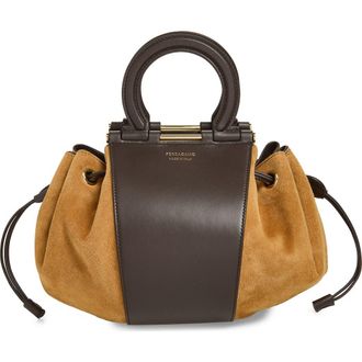 Ferragamo Gancio Leather Top Handle Bag in Naturale 6 Testa Di Moro at Nordstrom