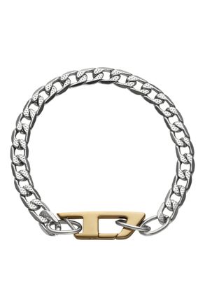 Diesel Stainless steel chain bracelet - Bracelets - Unisex - Silver