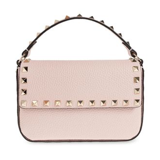 Valentino Garavani Handbags, female, Pink, Size: ONE SIZE Rockstud Spike Small Leather Bag