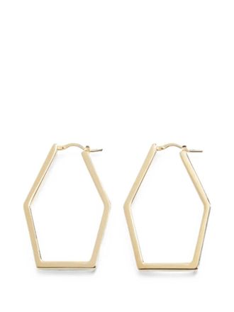La DoubleJ Earrings Metallic Portal Hoops