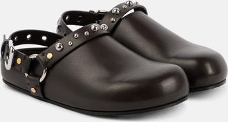 Stella McCartney Elyse studded faux leather clogs