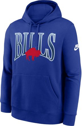 Nike Buffalo Bills Rewind Club Nike Mens NFL Pullover Hoodie in Blue | NKDK4DA81V-2YT